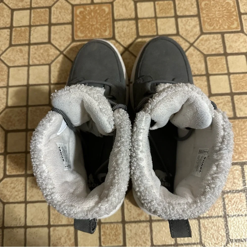 Sorel Womens Explorer II Carnival Cozy Waterproof‎ Boot Gray 7 M